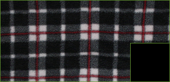 KocoKookie Dog Coat - Grey And Red Stripe Tartan - Black Lining