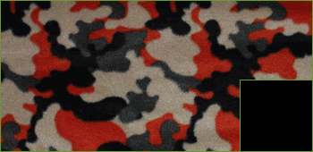 KocoKookie Dog Coat - Orange Camouflage - Black Lining