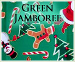 KocoKookie Christmas Bandanas - Green Jamboree