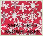 Kocokookie Christmas Bandana - Small Snowflake Red