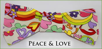 KocoKookie Bow Tie - Peace And Love
