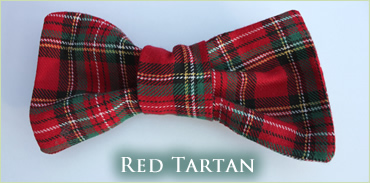 KocoKookie Bow Tie - Red Tartan