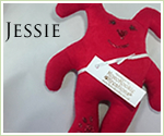 KocoKookie Dog Toys - Funky Friends - Jessie Bunny - Red