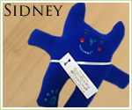 KocoKookie Dog Toys - Funky Friends - Sidney Fox - Blue