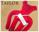KocoKookie Dog Toys - Funky Friends - Taylor Long Arm - Red