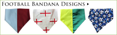 Take a look at our Kocokookie range of dog bandana Team designs