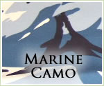 KocoKookie Classic Bandanas - Artic Marine Camouflage