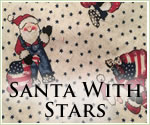 KocoKookie Christmas Bandanas - Santa With Stars