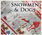 KocoKookie Christmas Bandanas - Snowmen And Dogs