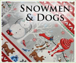 KocoKookie Christmas Bandanas - Snowmen And Dogs