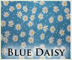 KocoKookie Classic Bandanas - Blue Daisy