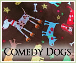 KocoKookie Classic Bandanas - Comedy Dogs