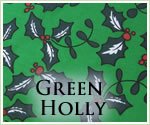 KocoKookie Christmas Bandanas - Green Holly