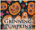 KocoKookie Halloween Bandanas - Grinning Pumpkins