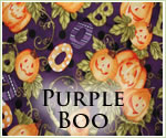KocoKookie Halloween Bandanas - Purple Boo