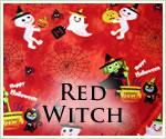KocoKookie Halloween Bandanas - Red Witch