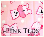 KocoKookie Funky Bandanas - Pink Teds