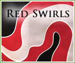 KocoKookie Classic Bandanas - Red Swirls