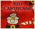 KocoKookie Christmas Bandanas - Red Candy Cane