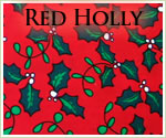 KocoKookie Christmas Bandanas - Red Holly