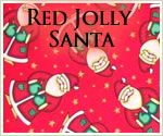 KocoKookie Christmas Bandanas - Red Jolly Santa