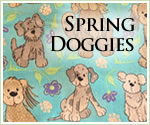 KocoKookie Bandanas - Spring Doggies design