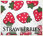 KocoKookie Classic Bandanas - Strawberries