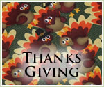 KocoKookie Thanks Giving Bandanas - Turkeys