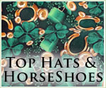 Kocokookie Bandanas - Top Hats And Horse Shoes