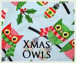 KocoKookie Christmas Bandanas - Christmas Owls