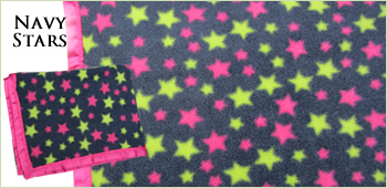 KocoKookie Pet Blankets - Navy Stars