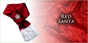 KocoKookie Dog Scarf - Christmas Red Santa