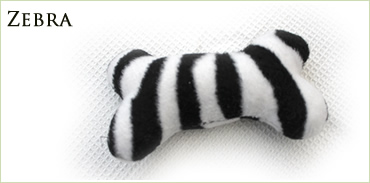 KocoKookie Dog Toys - Squeaky Bones Small - Zebra