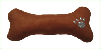KocoKookie Dog Toys - Squeaky Bones - Rust