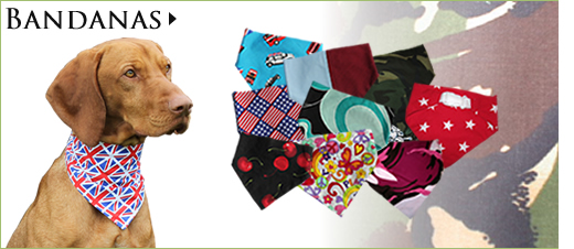 Shop for our Classic Dog Bandana Range